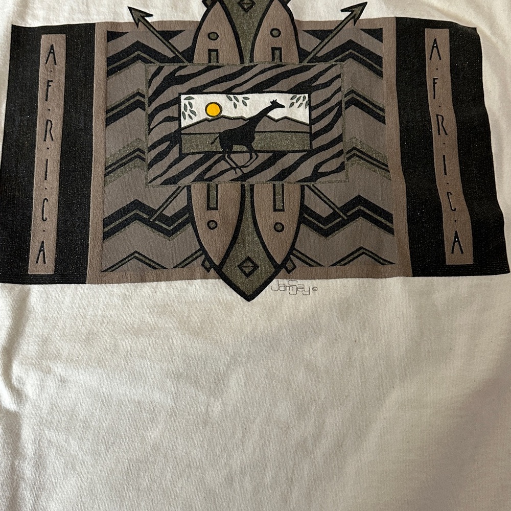 Vintage 90s Africa Destination Shirt - Picture 5 of 7